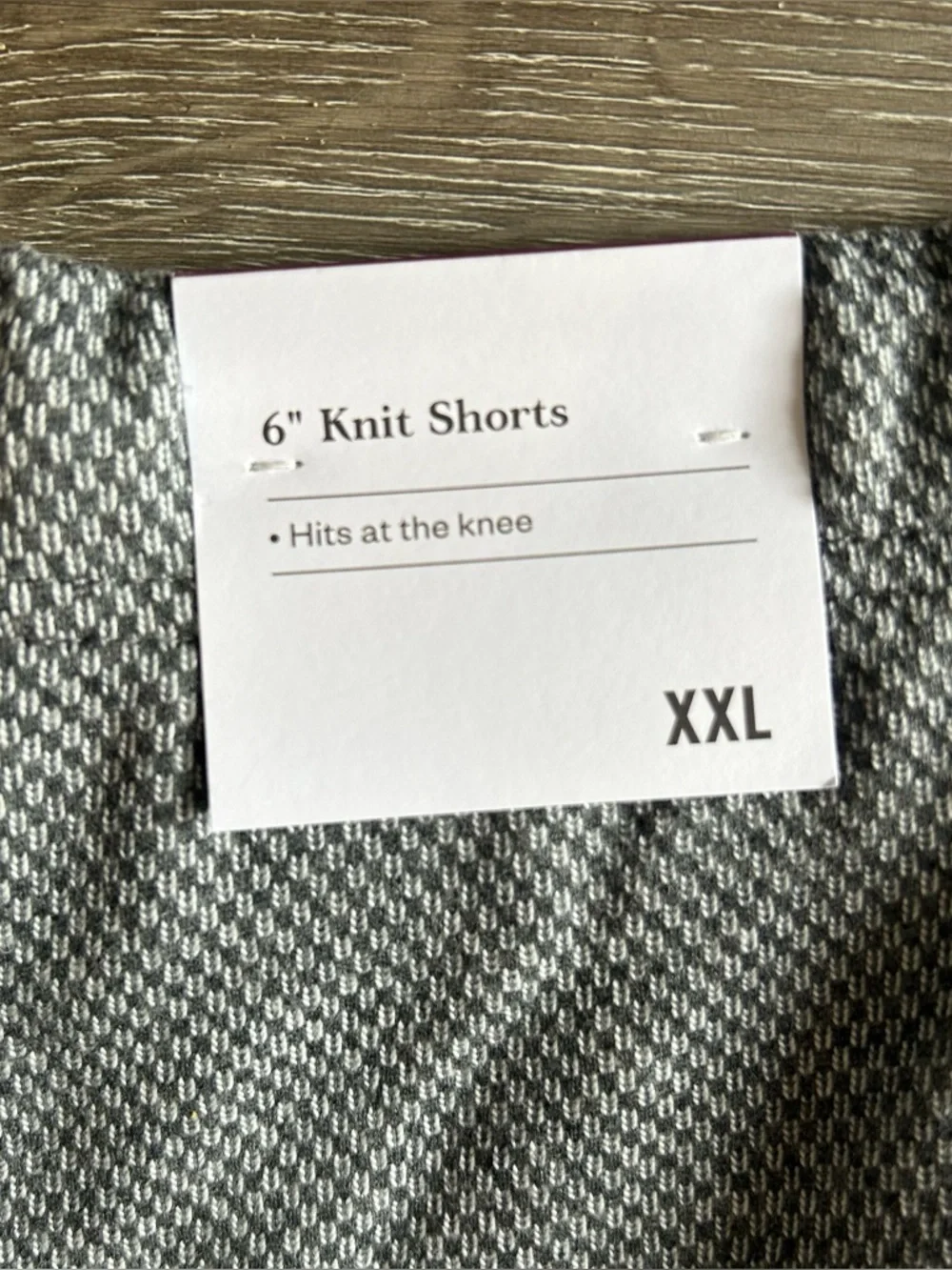 NWT Mens XXL Gray Knit 6”‎ Shorts Goodfellow & Co
